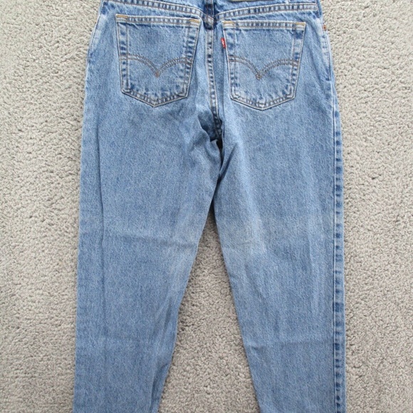 Vintage Levis 550 Relaxed Fit Mom Jeans Juniors 7 Short Tapered High Rise USA - Picture 10 of 14